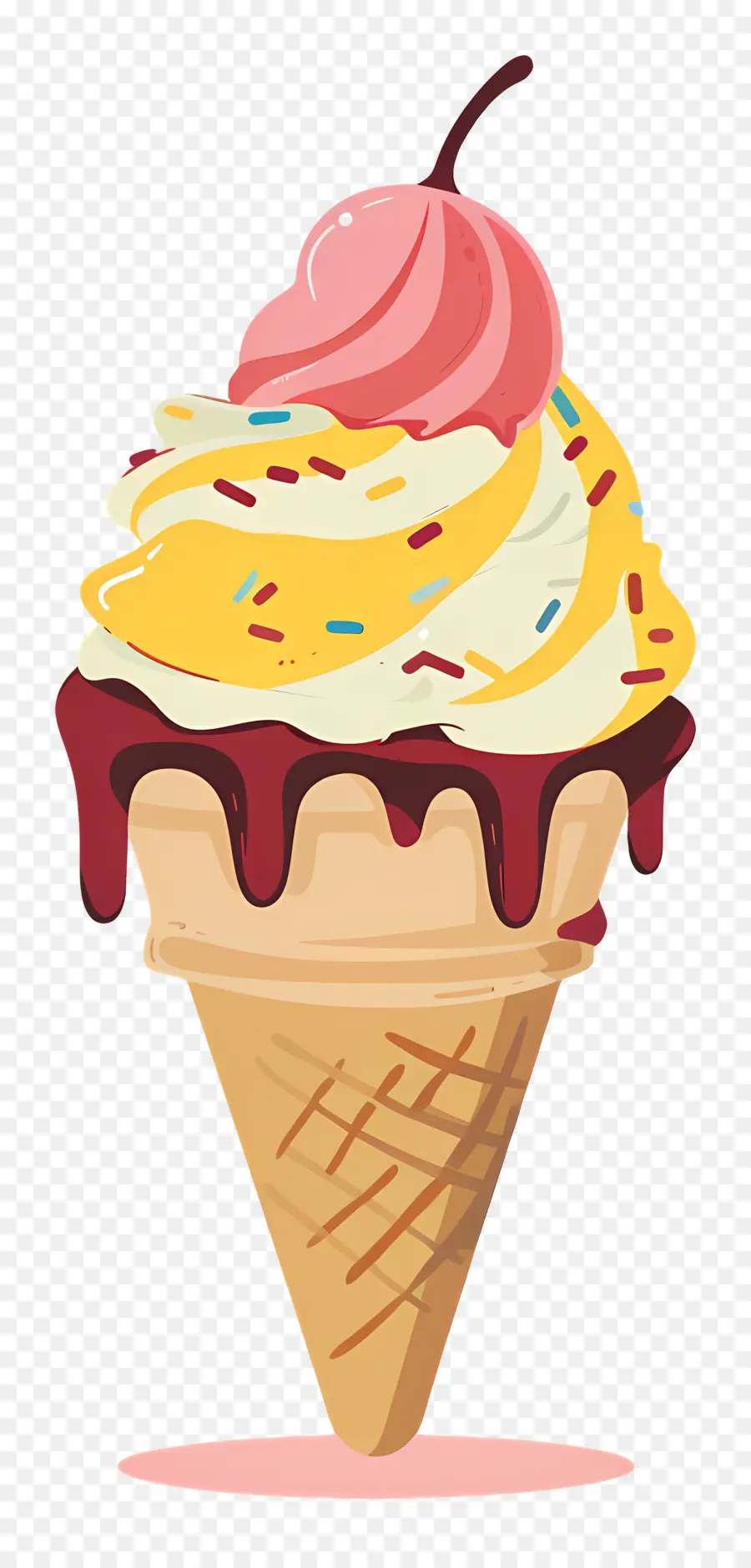 Gelato，Casquinha De Sorvete PNG