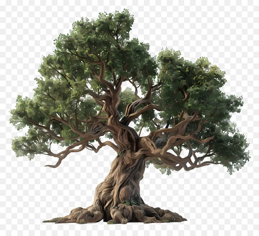 3d Oak Tree，Velho Carvalho PNG