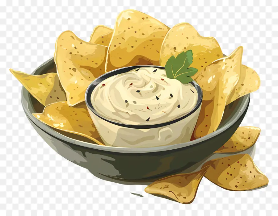 Batatas Fritas E Molho，Tigela PNG