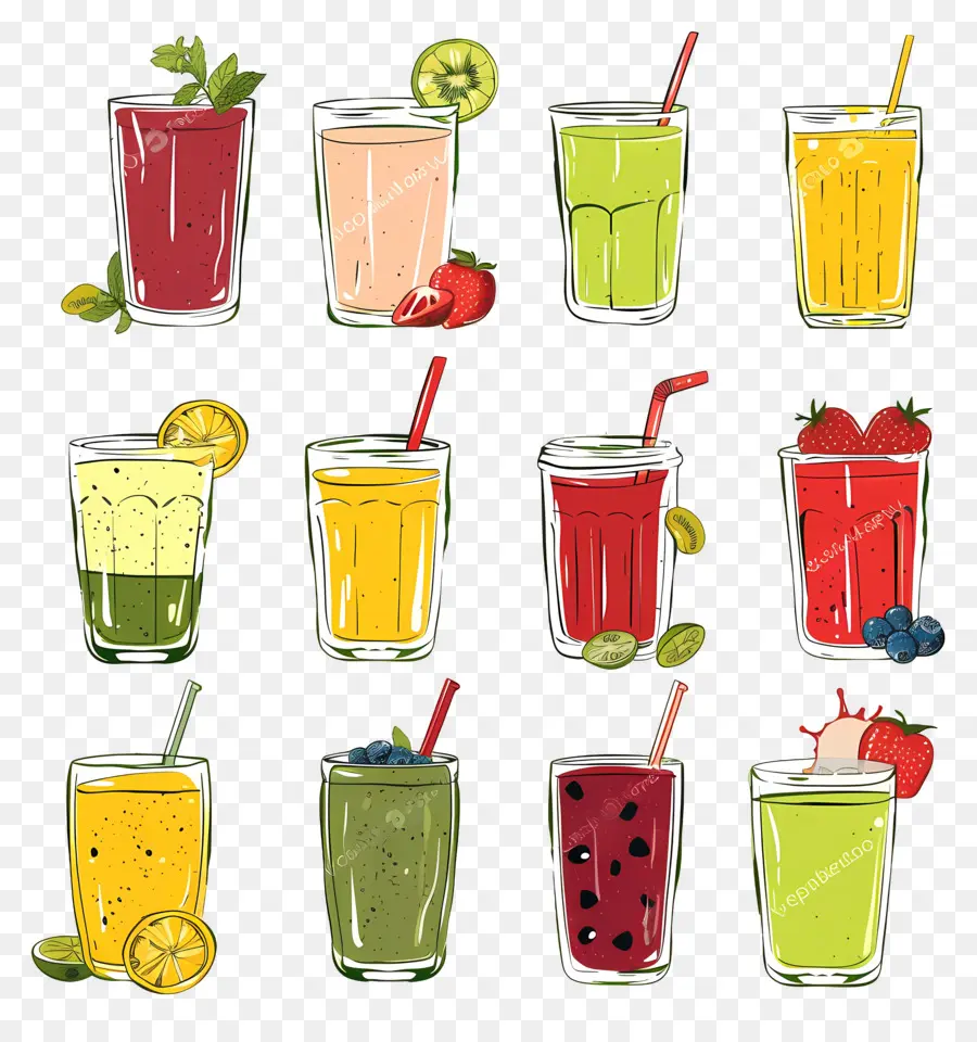 Smoothies，Suco De Frutas PNG