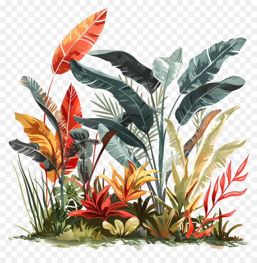 Plantas Da Selva，Plantas Tropicais PNG