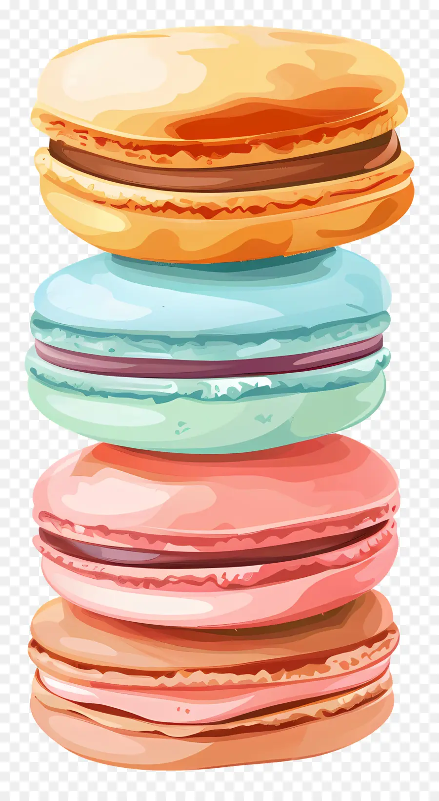 Macarons，Sobremesa PNG