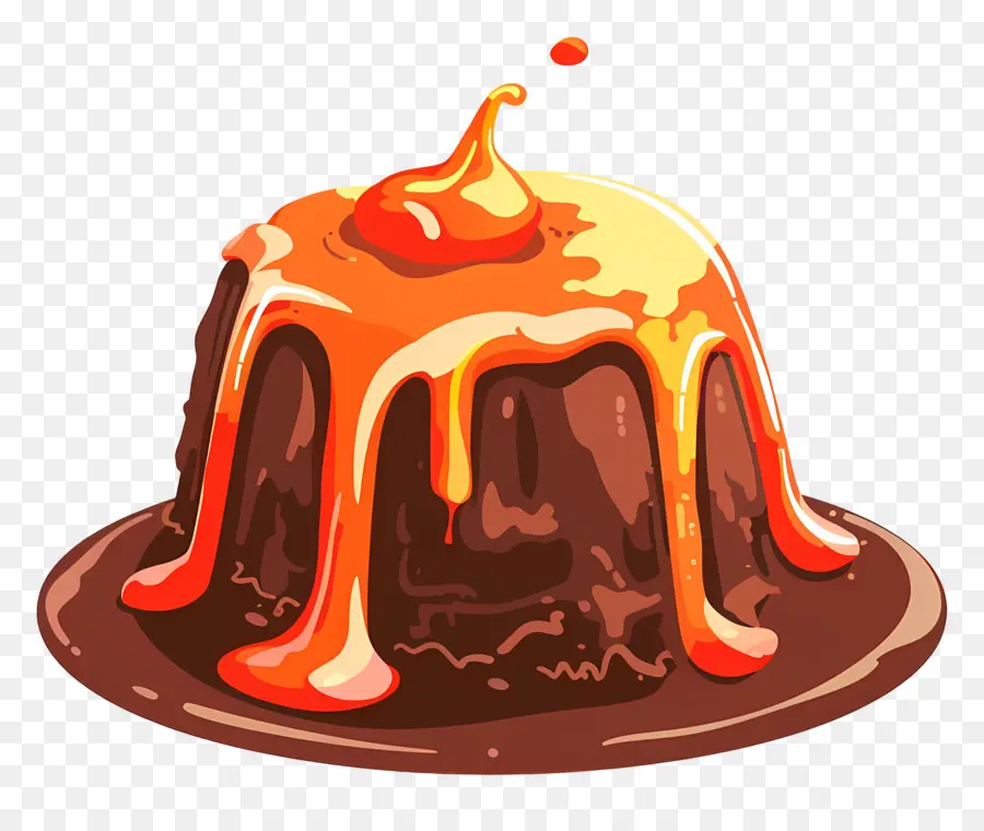 Bolo De Lava，Bolo De Lava De Chocolate PNG