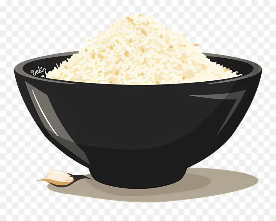 Alho Em Pó，Arroz Branco PNG