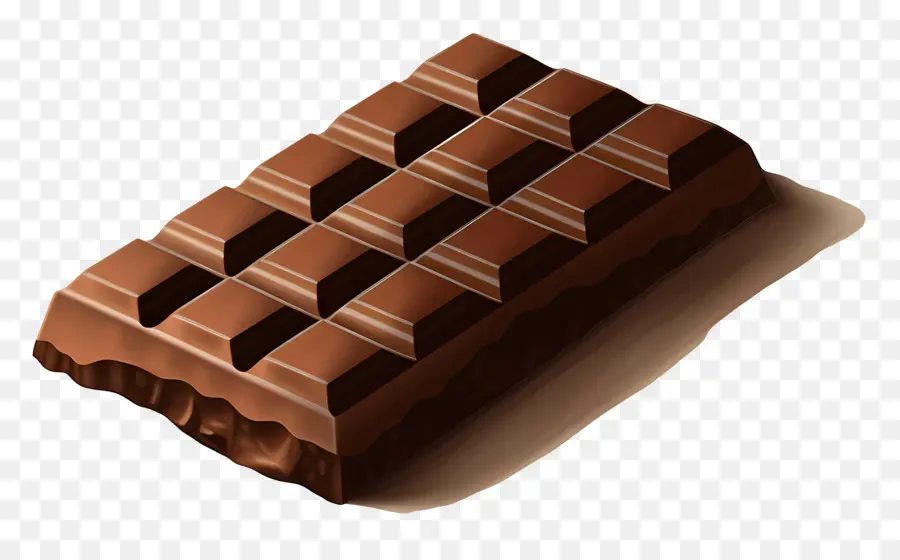 Barra De Chocolate，Chocolate Escuro PNG