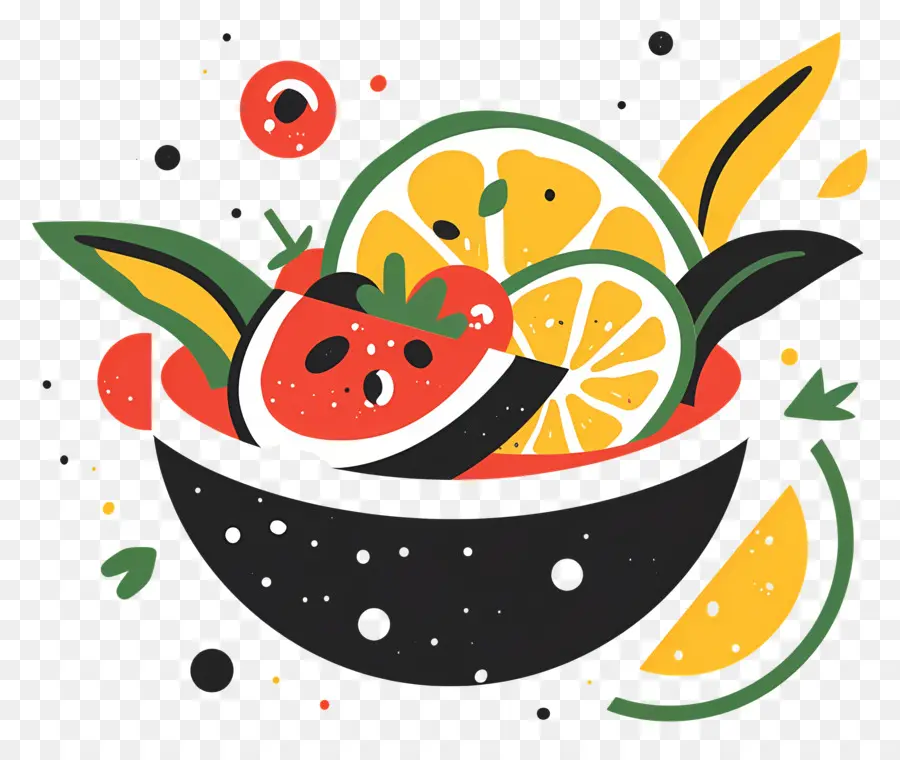 Salsa，Frutas E Vegetais Mistas PNG