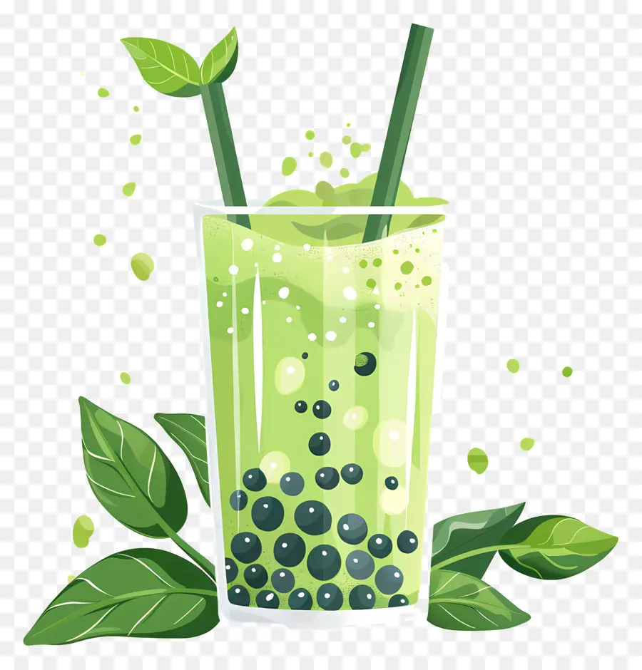 Chá De Bolha Matcha，Chá Da Bolha PNG