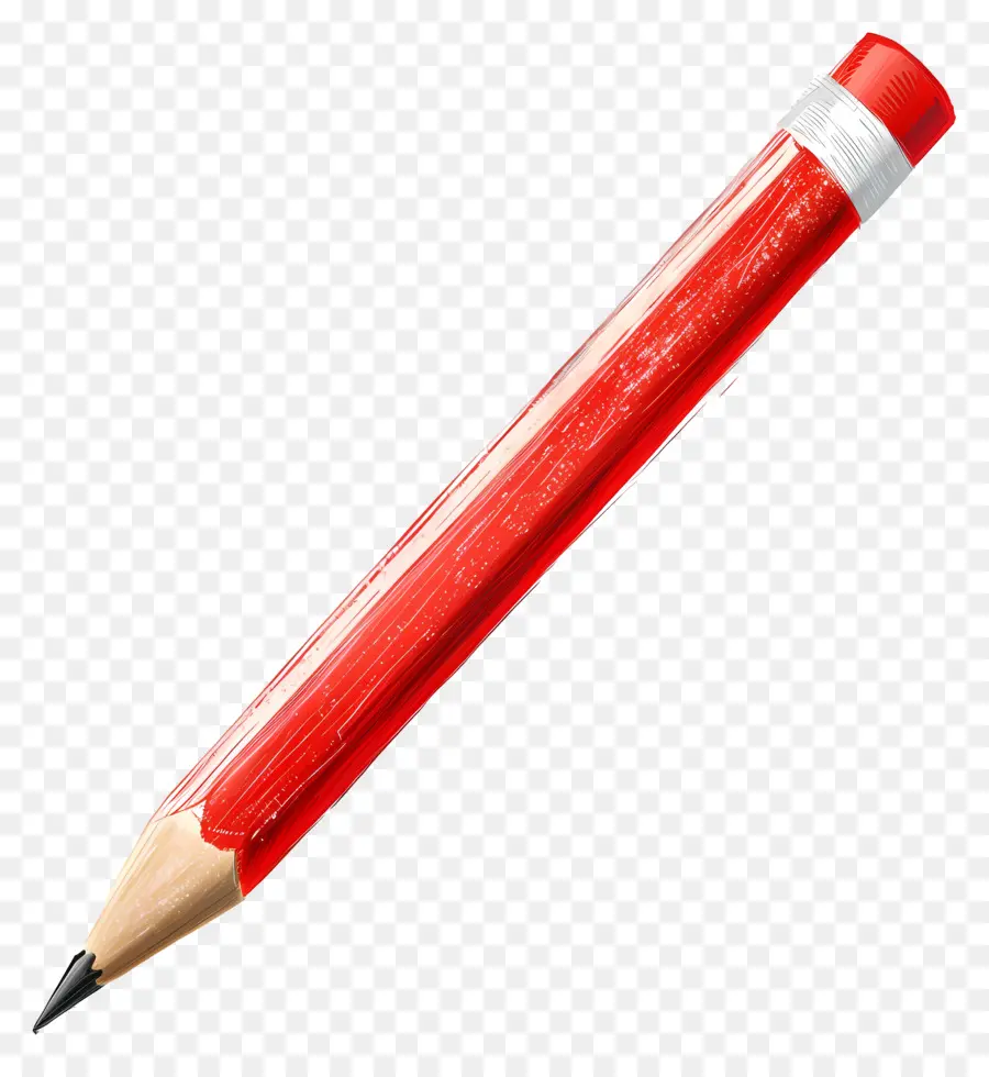 Red Pencil，Lápis De Design PNG