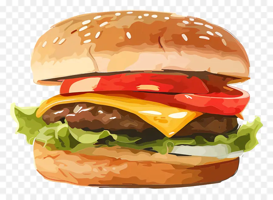 Hamburger，Alimentos PNG