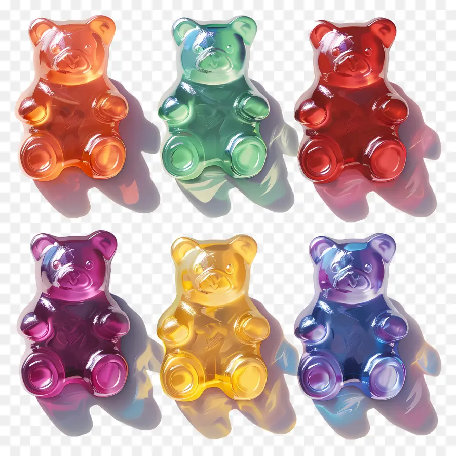 Ursinhos De Goma，Candy PNG