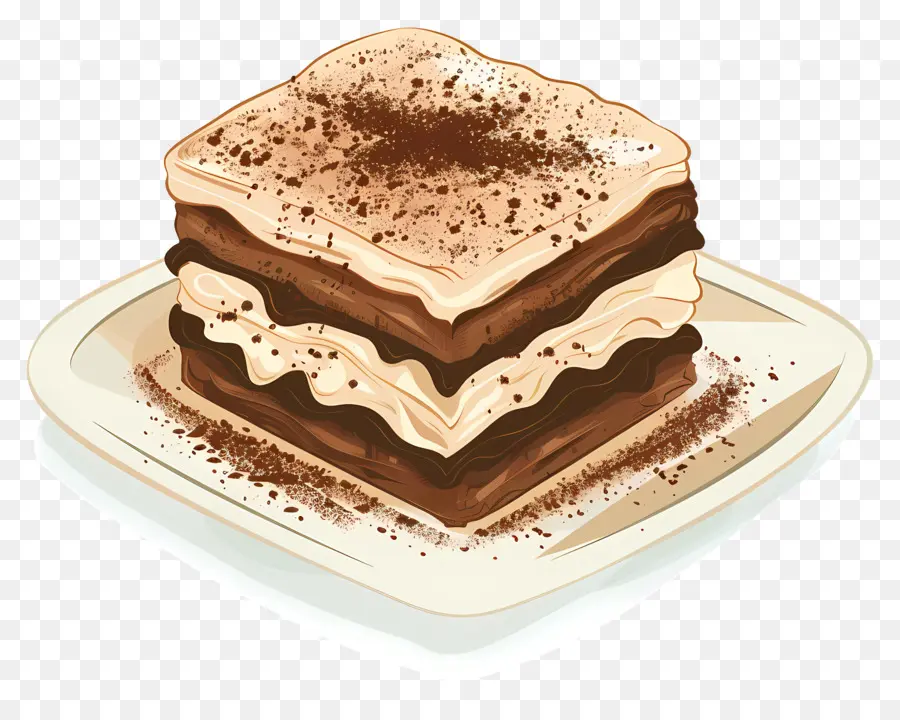 Tiramisu，Torta De Sobremesa PNG