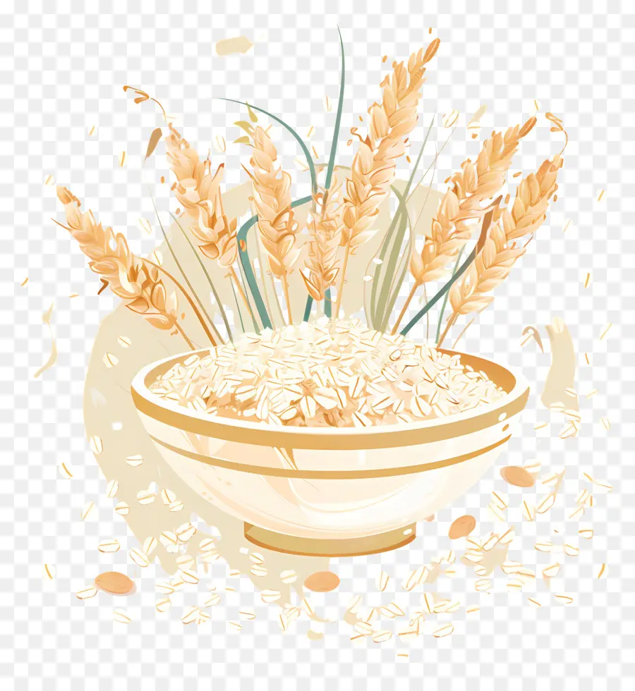 Oatmeal，Arroz PNG