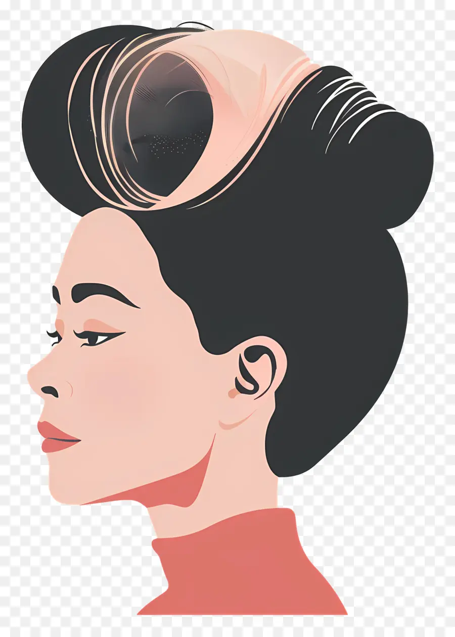 Mulher，Penteado Afro PNG