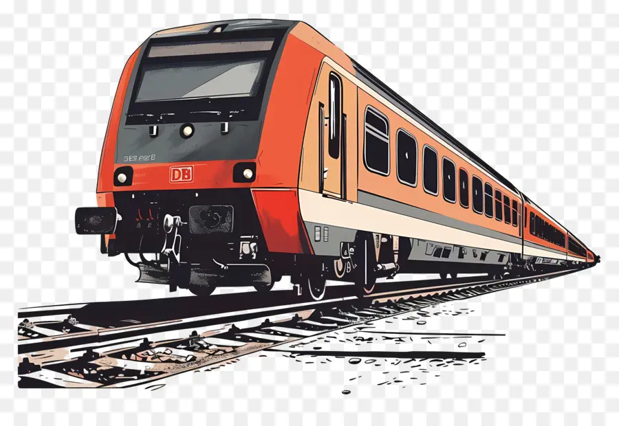 De Trem，Trem De Passageiros PNG