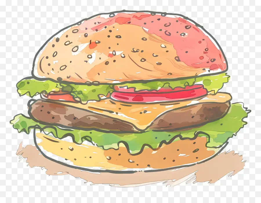 Hamburger，Cheeseburger PNG