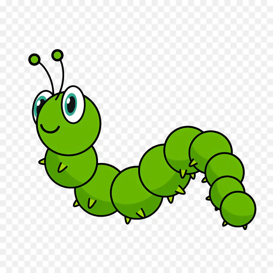 Cartoon Caterpillar，Caterpillar PNG