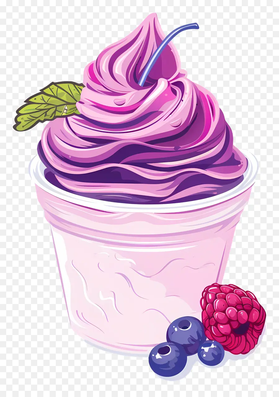 Frozen Yogurt，Sorvete PNG