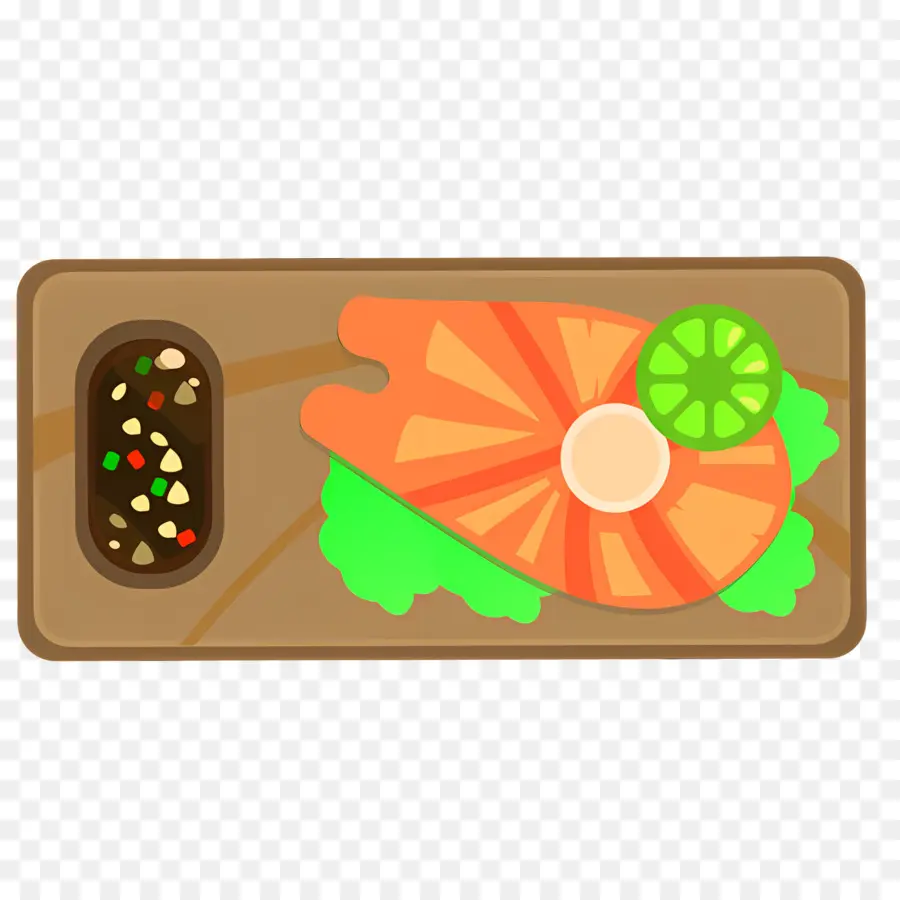 Comida Internacional，Salmão PNG