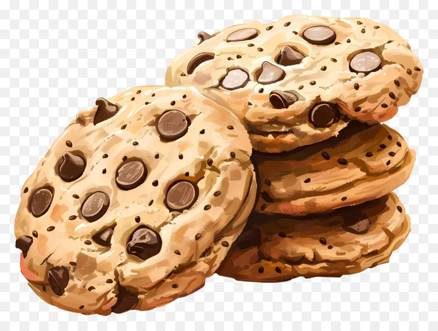 Cookies，Chocolate Chip Cookies PNG