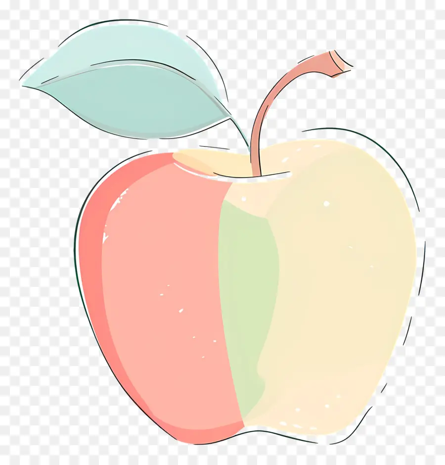 Doodle Apple，Apple PNG