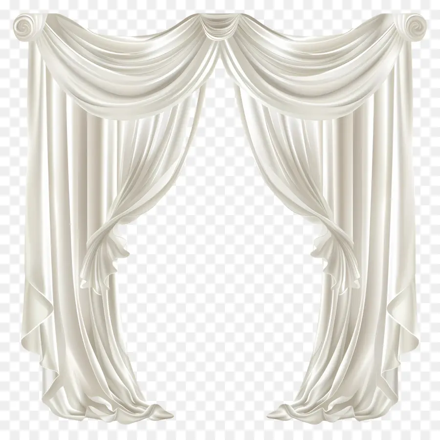 Cortinas Arejadas，Cortina Branca PNG