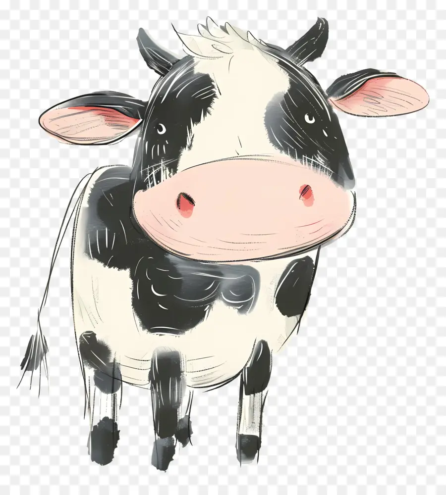 Vaca Doodle，Cow PNG