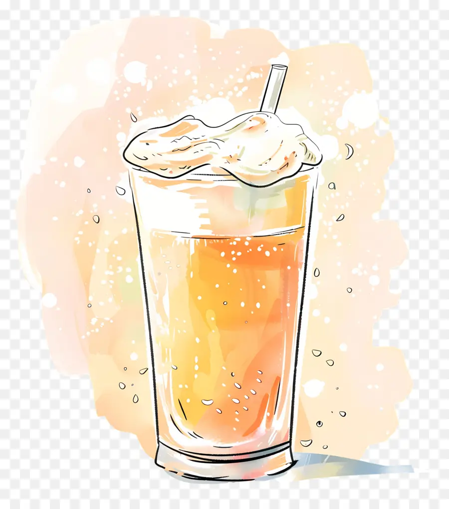 Cerveja Doodle，Suco De Laranja PNG