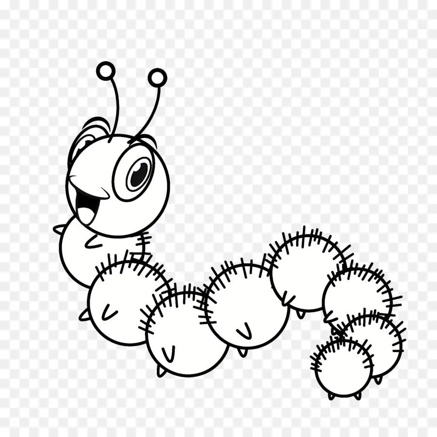 Cartoon Caterpillar，Caterpillar PNG