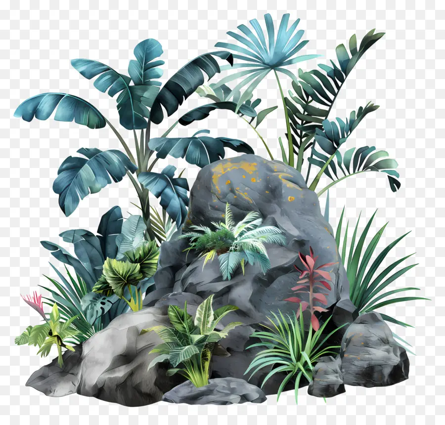 Plantas Tropicais，Plantas Da Selva PNG