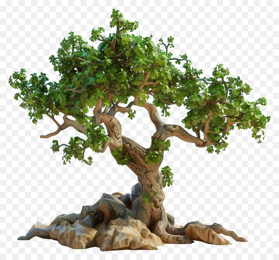 3d Oak Tree，Uma árvore Bonsai PNG