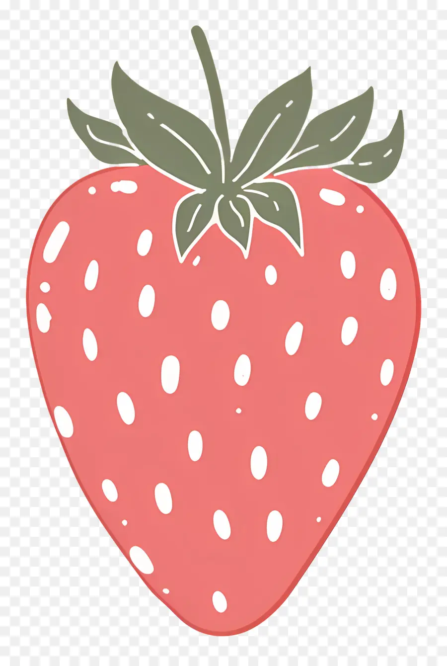 Doodle Strawberry，Morango PNG