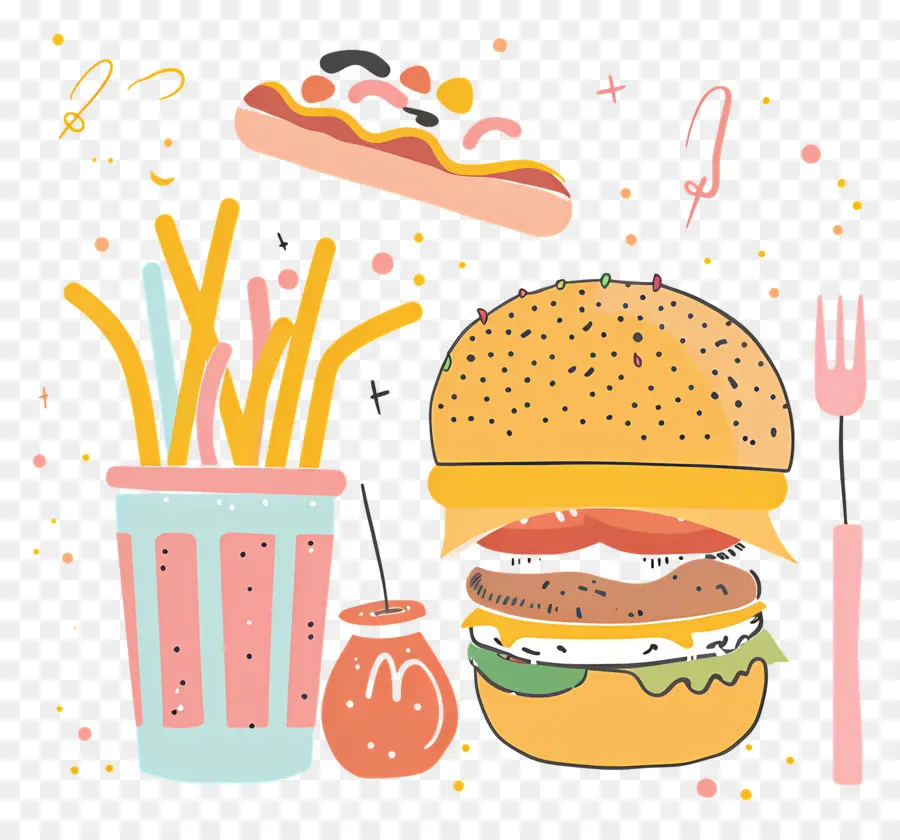 Alimentos，Hamburger PNG