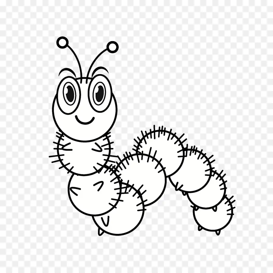 Cartoon Caterpillar，Bonito Erro PNG