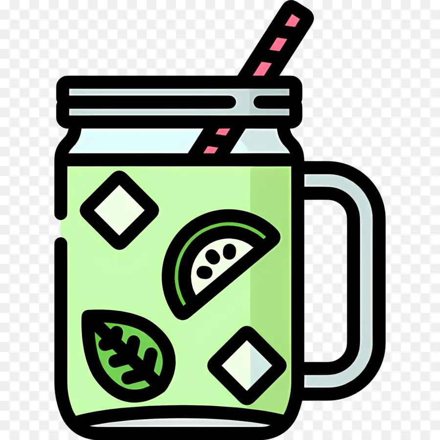 Mojito，Bebida Verde PNG