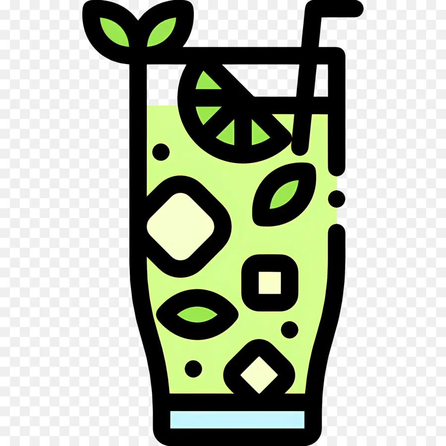 Mojito，Bebida Verde PNG