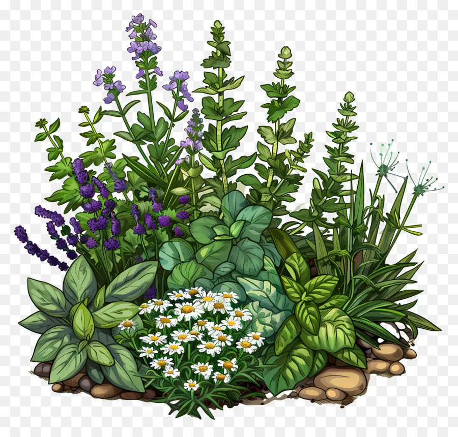 Jardim De Ervas，Herbs PNG