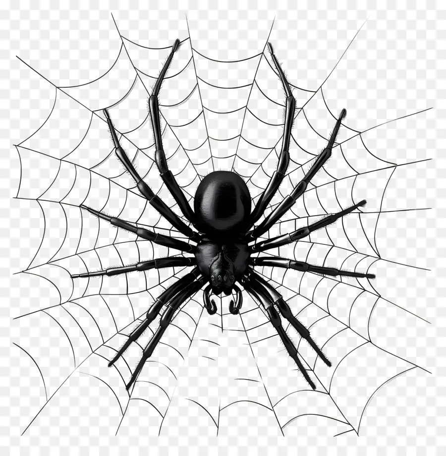 Aranha，Black Spider PNG