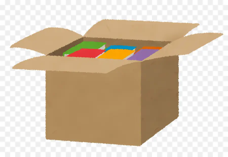 Livros，Cardboard Box PNG