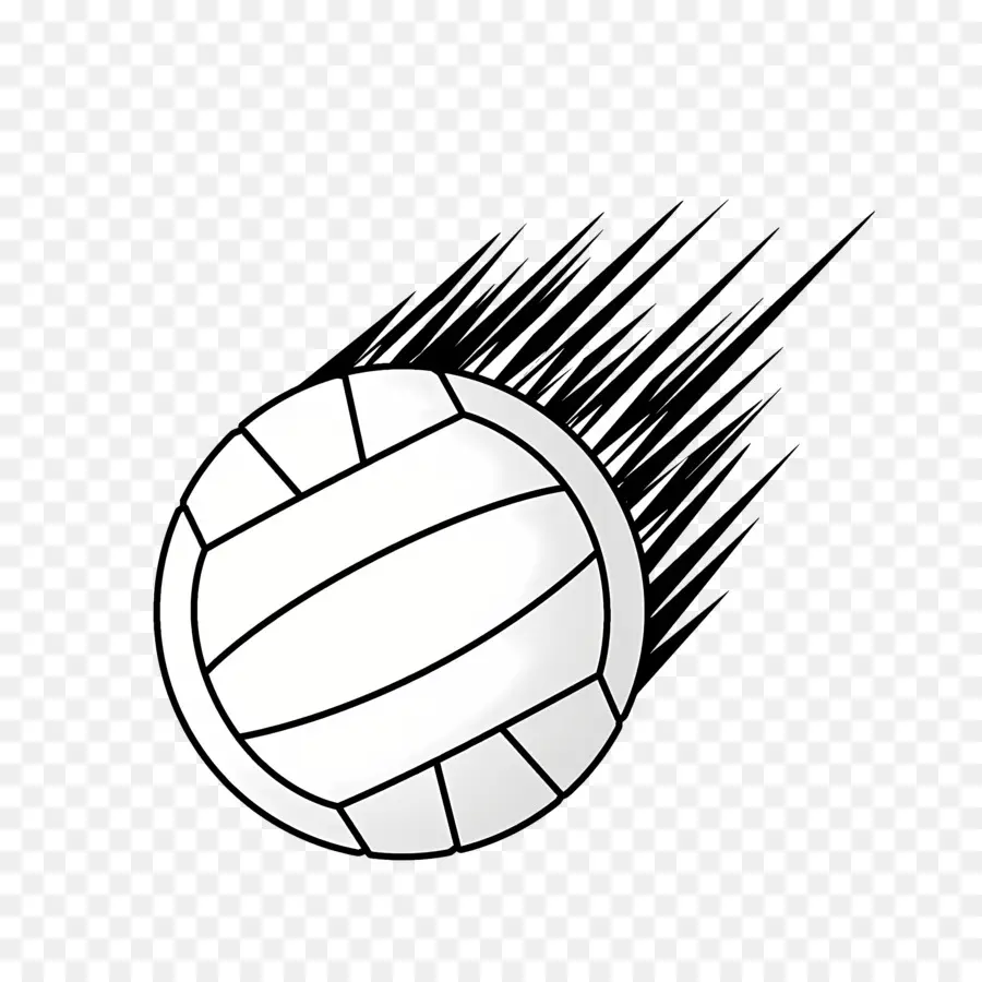 Voleibol，Preto E Branco PNG