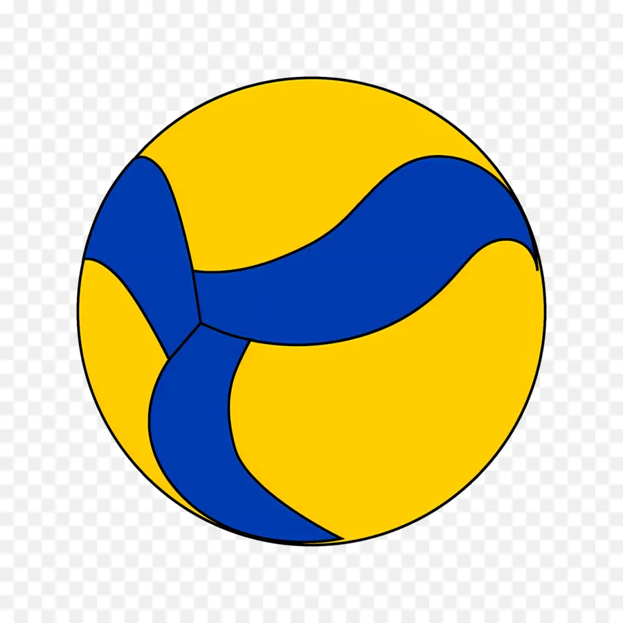 Voleibol，Amarelo PNG