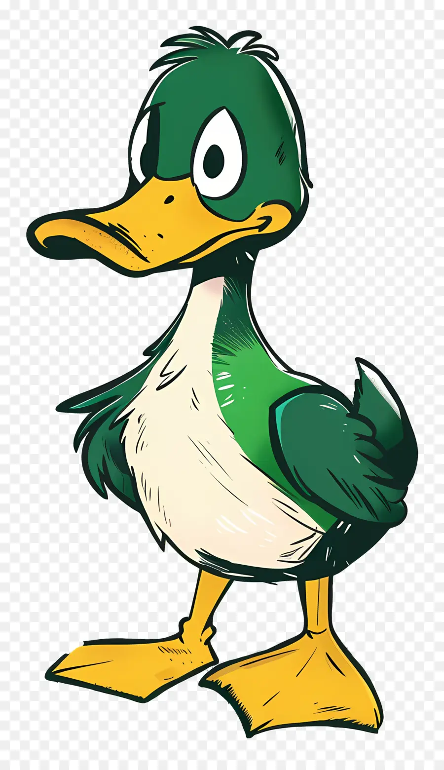 Dos Desenhos Animados De Pato，Pernas Longas PNG