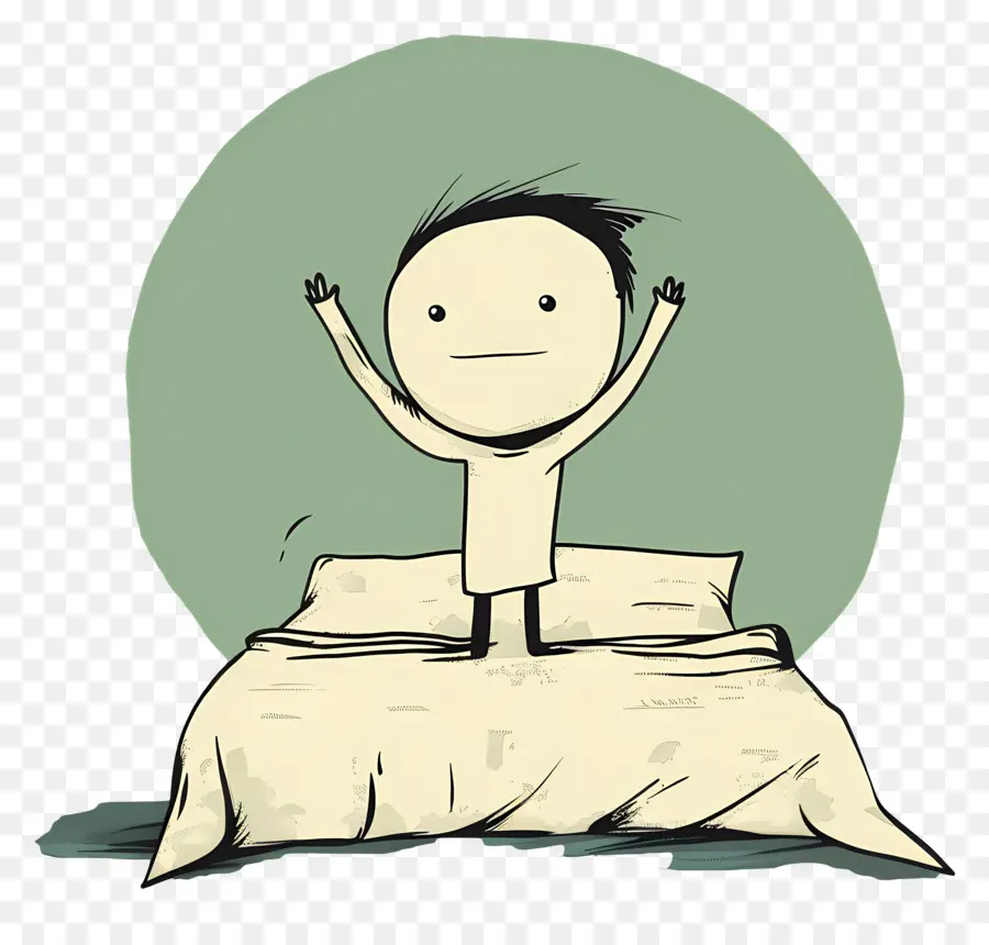 Figura Da Figura Acordando，Bedroom PNG