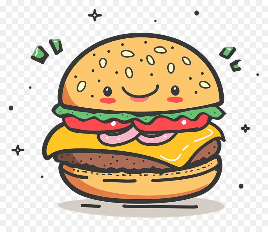 Alimentos，Cartoon Hamburger PNG