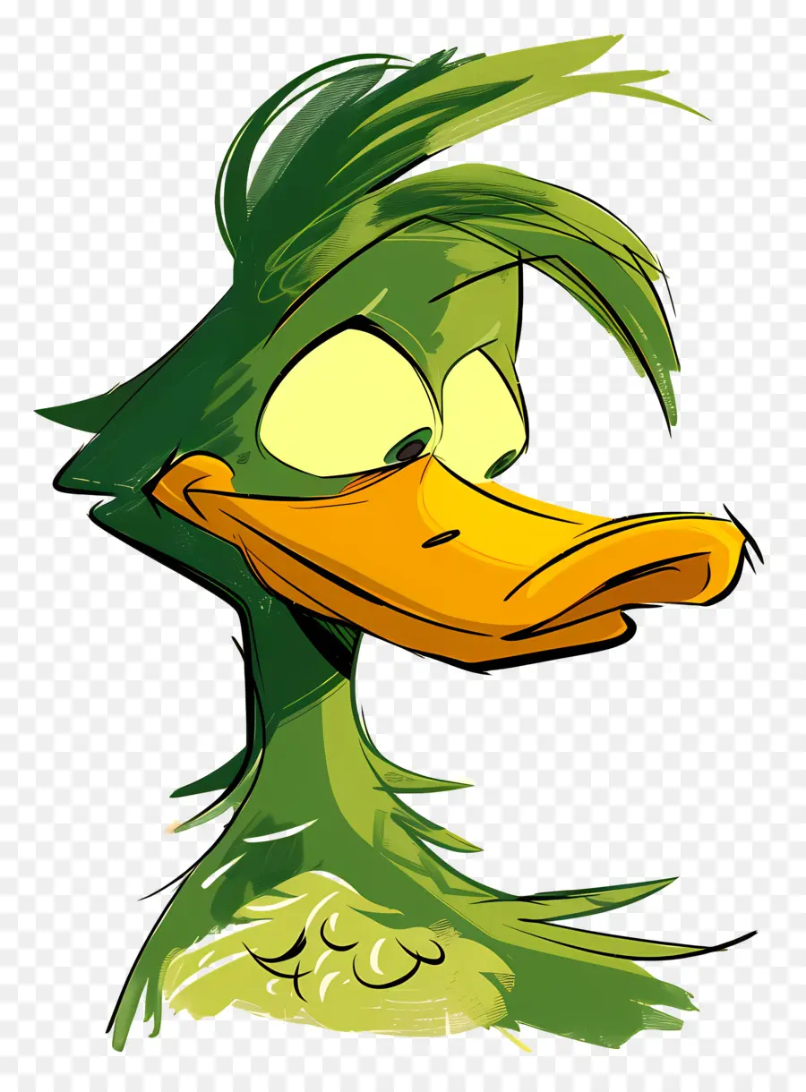 Dos Desenhos Animados De Pato，Ponto Verde PNG