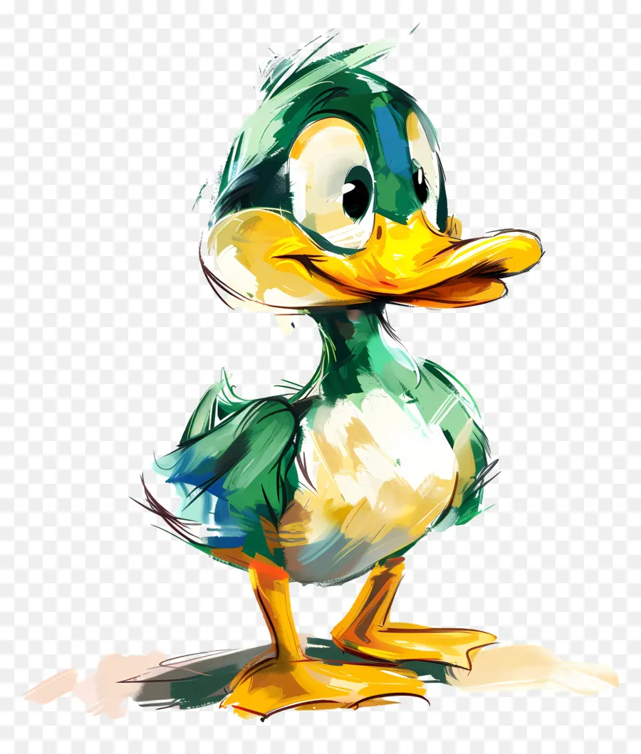 Dos Desenhos Animados De Pato，Personagem Animado PNG