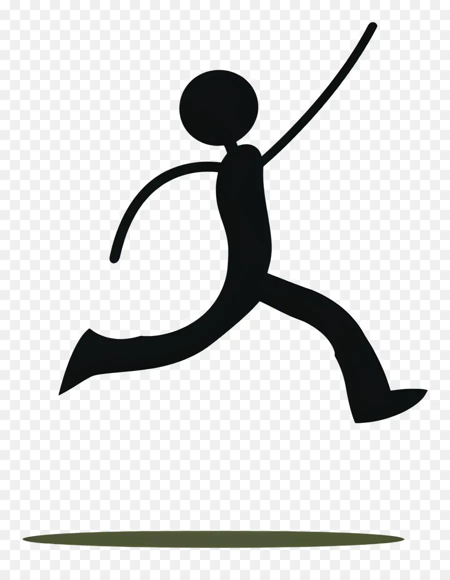 Stick Figura Jumping，Stick Figure PNG