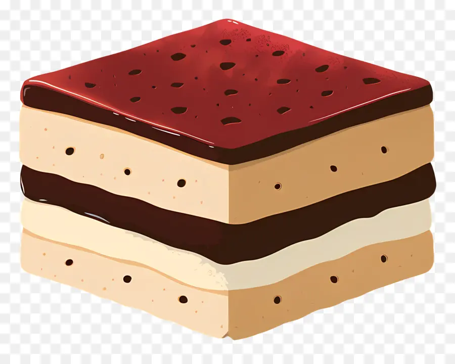 Graham Cracker，Bolo De Chocolate PNG