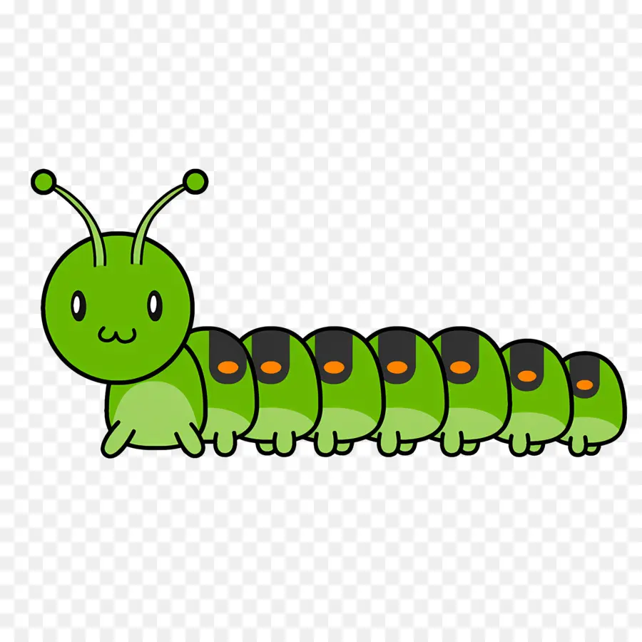 Cartoon Caterpillar，Caterpillar PNG