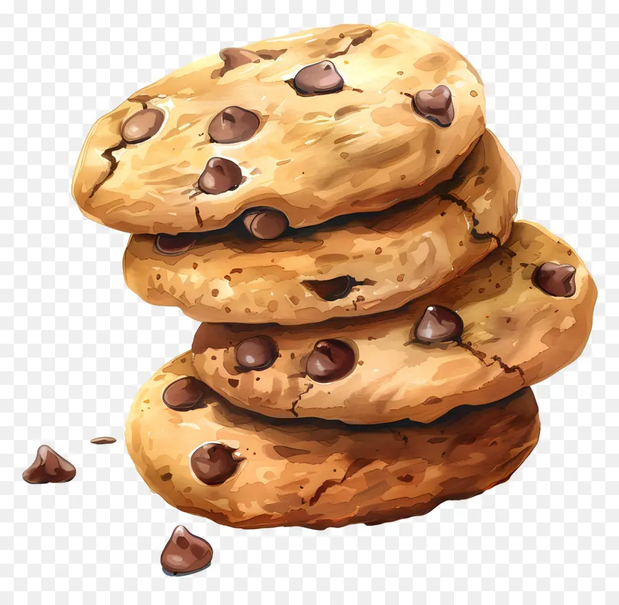 Cookies，Chocolate Chip Cookies PNG