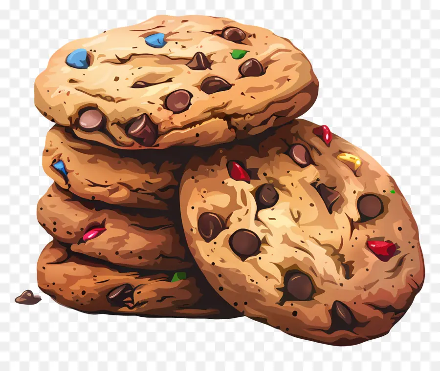 Cookies，Chocolate Chip Cookies PNG